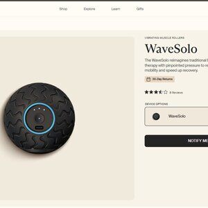 Therabody WaveSolo (Vibrating Muscle Rollers)